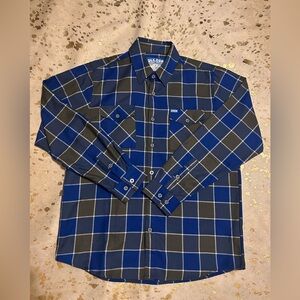 DIXXON Men's Blue and Gray Checkered Shirt
THE LAYBACK